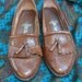 Vintge Hunt Club Leather shoes 7 tassled oxfords