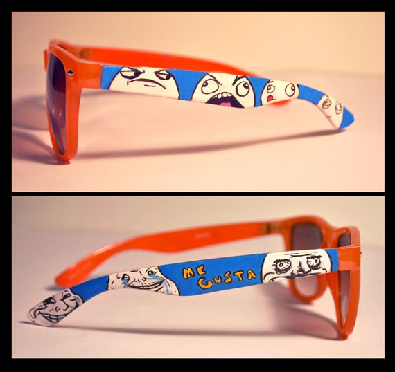 Meme sunglasses by MobyKicks on Etsy