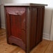 Reclaimed wood end table