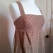 Checkered Pinafore with Ties 1970