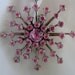 Pink Star Vintage Rhinestone Brooch Pin