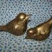 Vintage Brass Birds