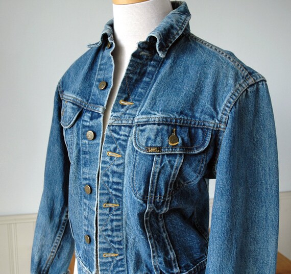 Vintage 1980 s LEE Jean Jacket Denim Jacket 