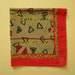 1980s WAMCRAFT Atomic Era Revival COTTON/POLY Bandana - Made in U.S.A. - Selvage Edge - Mid Century Revival