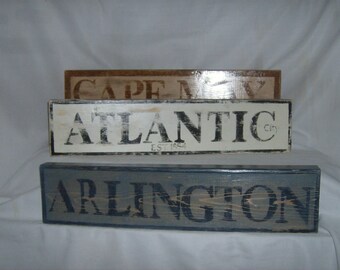 Decorative vintage look City or Landmark sign