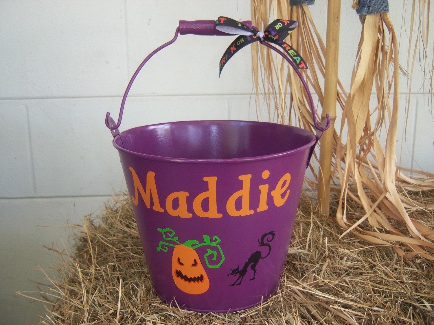 Personalized TrickorTreat Bucket