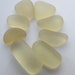 Baby Yellow Sea Glass Rare Beach Glass from Glass Beach Mermaids Tears