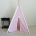 Skull and Crossbones Pink Halloween Kids Tent, Children's Tent, Teepee, Play Tent, Tipi, Wigwam or Kids Fort