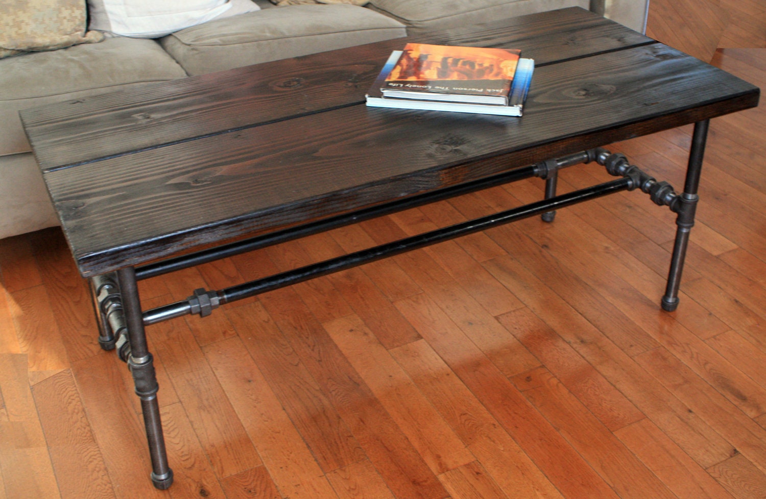 Reclaimed Wood Coffee Table by GlasgowLAFurniture on Etsy