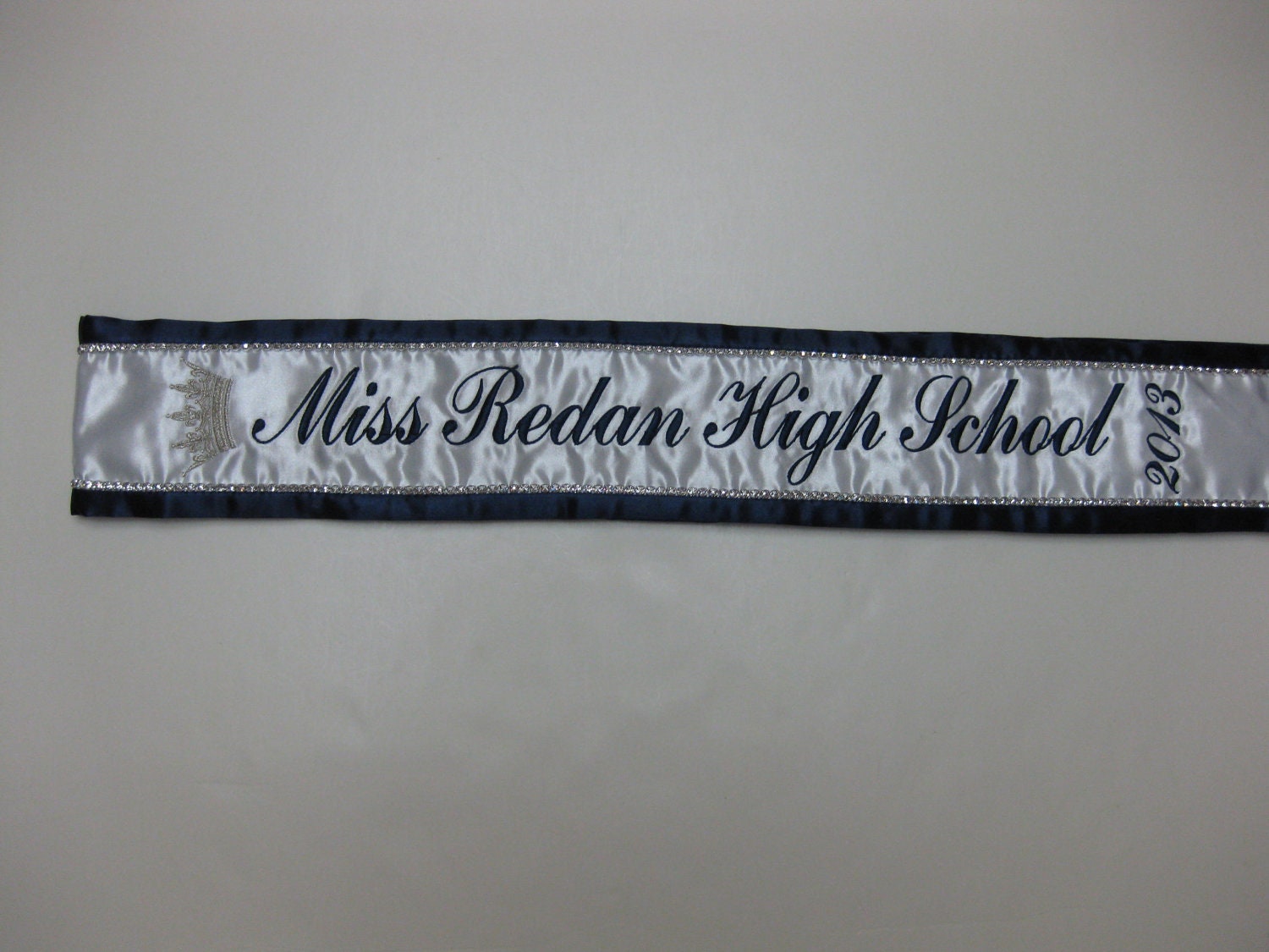 Custom Beauty Pageant Sashes with a Single Row of by TheSashStore