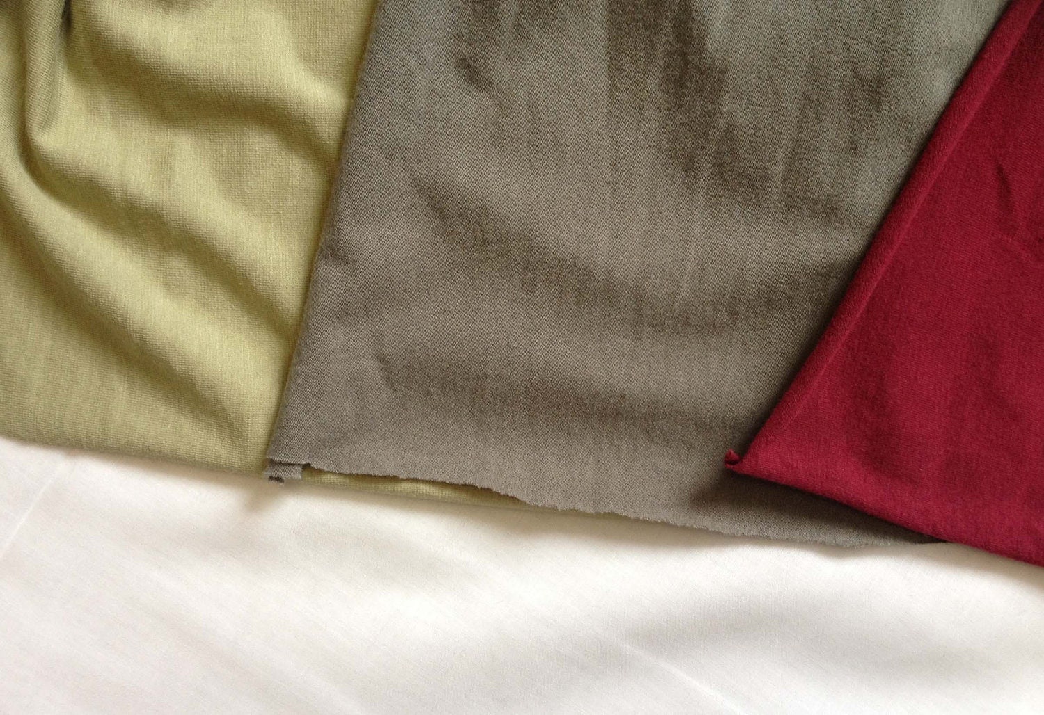 Bamboo and organic cotton scarfBlack jersey knit scarf