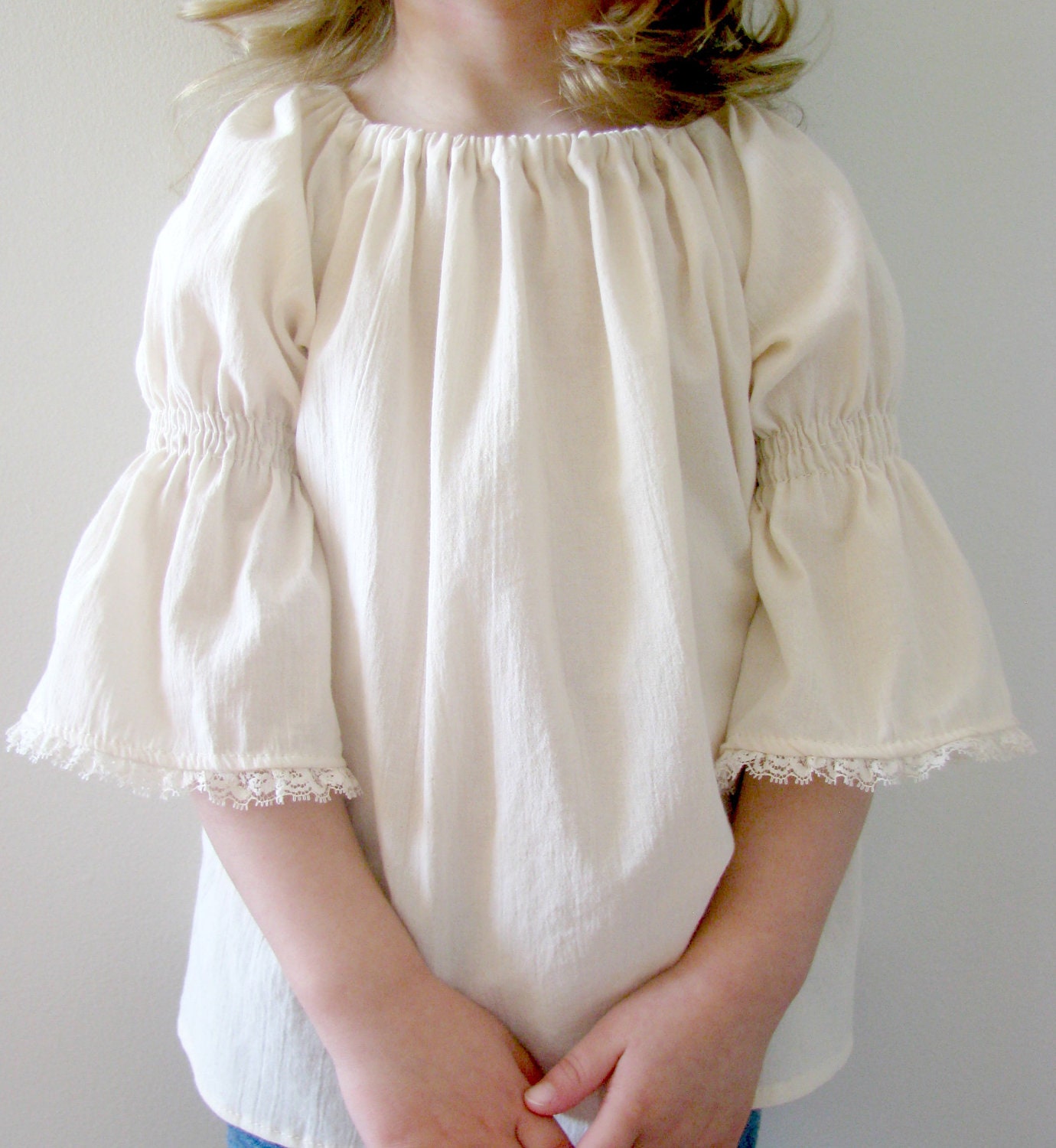 girls peasant blouse