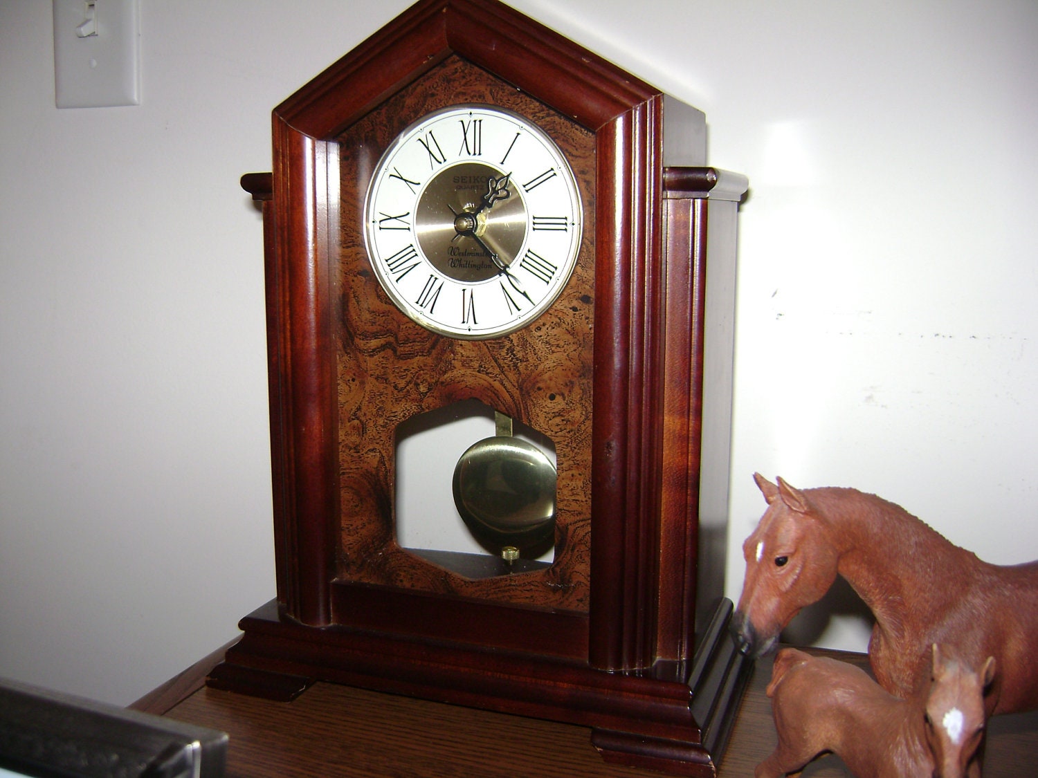 Vintage Seiko Chiming Mantel Clock With Pendulum By Klockwize 6348