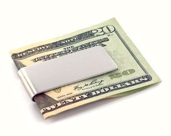 Personalized Stainless Steel Money clip Free Engraving