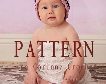 Baby Crochet PATTERNS, Baby Girl Hats, Crochet Baby Booties Pattern, Crochet Baby Hats, Crochet Baby Shoes
