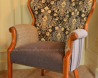 Custom Order - Vintage reclaimed accent chair - SOLD