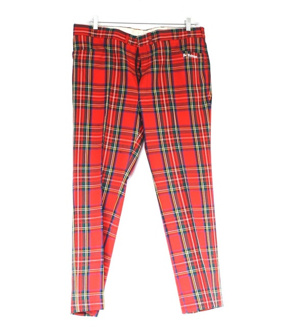 Plaid Tartan Pants Hipster Punk Retro Golf by HappyFortuneVintage
