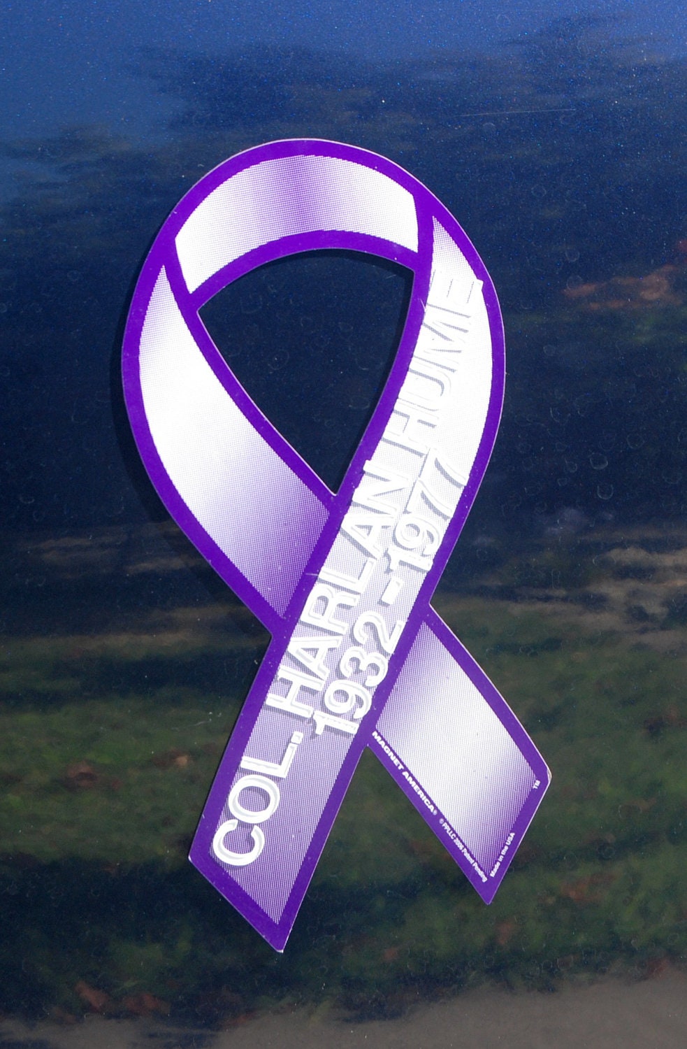 Personalized In Memory ribbon