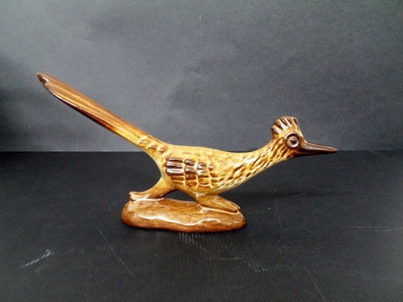 Roadrunner Figurine Bird Figurine by Howard Pierce Hard to