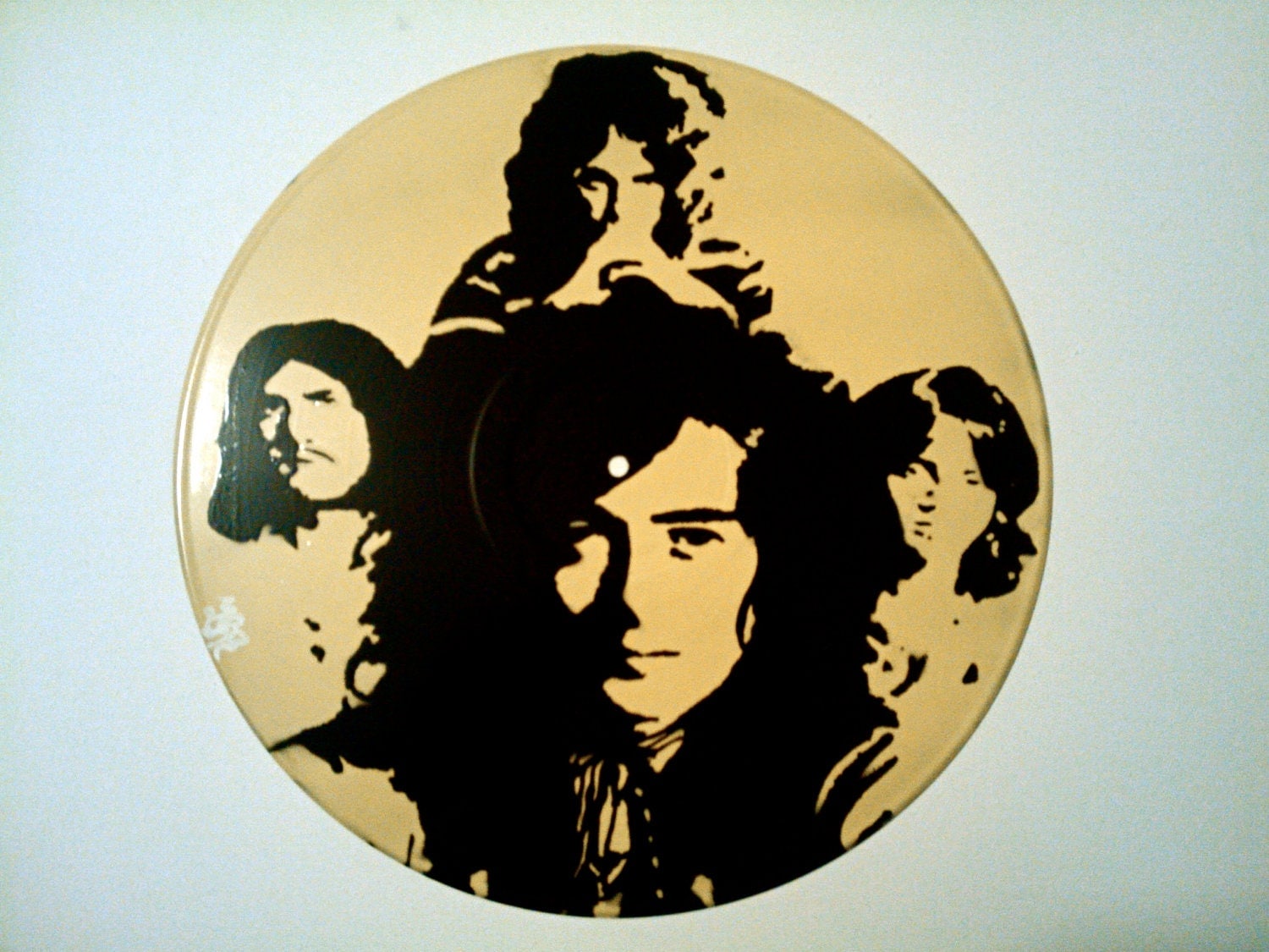 Led Zeppelin Stencil On Vinyl