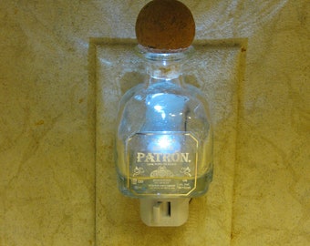 Patron Silver Tequila Glass Night Light