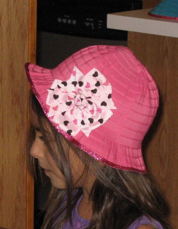 SALE Little Girl Springtime Hats Girl Sun Hats by SugarBearHair