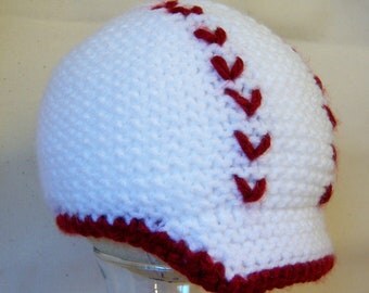Baseball Knit Hat-Toddler/Child Sizes