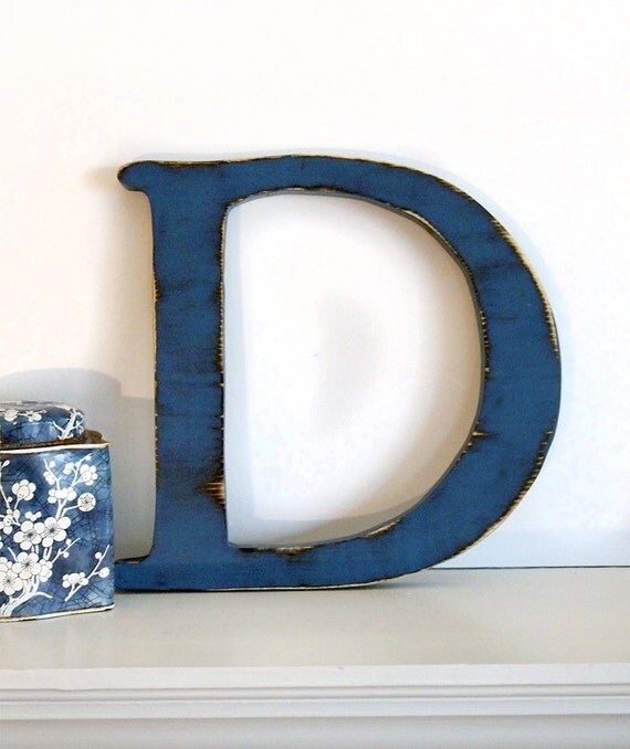 Letter D Wall Letter Rustic Pine Wood Sign Wall Decor Rustic