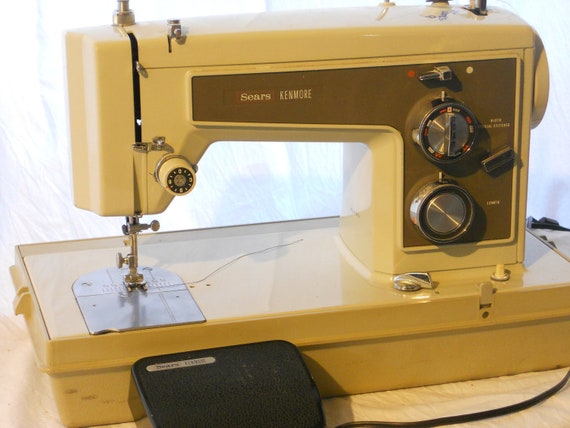 Sears Kenmore Sewing Machine with Carrying Case