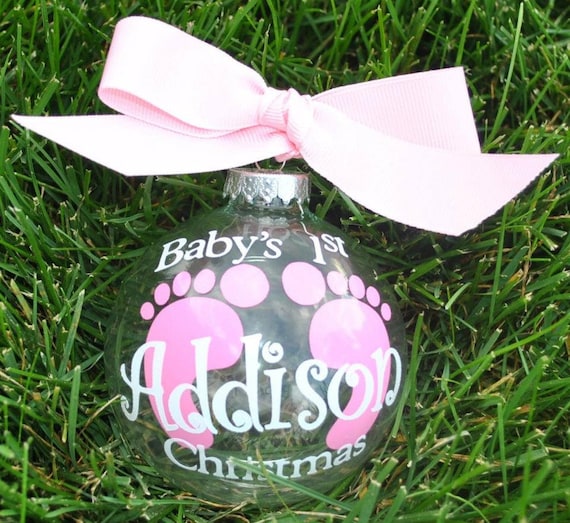 baby s 1st christmas footprint ornament boy or girl baby s 1st christmas footprint ornament boy or girl