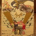 WWII Merry Christmas, 1944 Liberation of Paris,France Art card