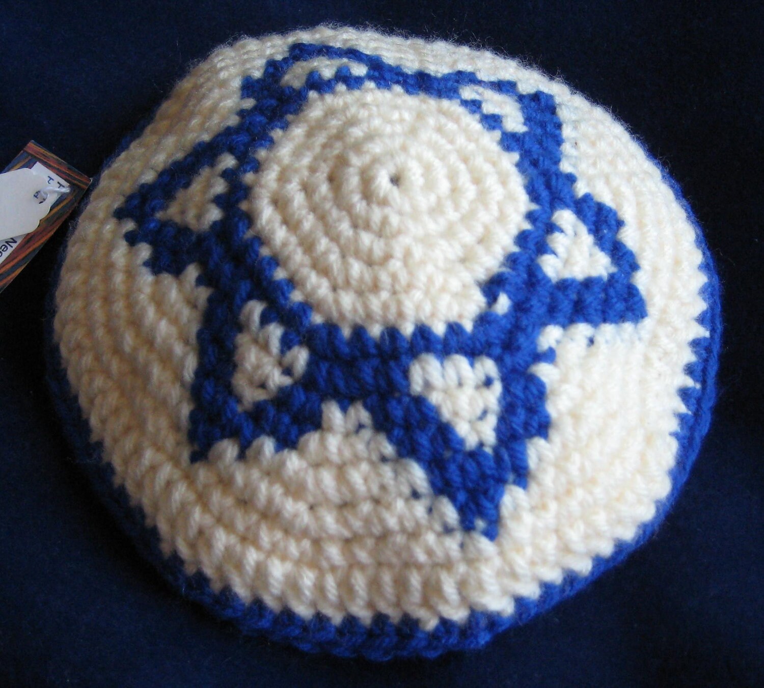 Star of David Yarmulke Crochet Pattern PDF File Digital