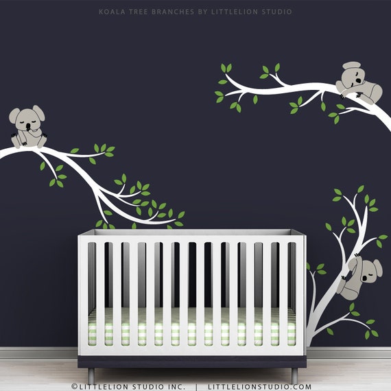 Baby Boy Wall Decal Children's Room Baby Decor Navy Blue