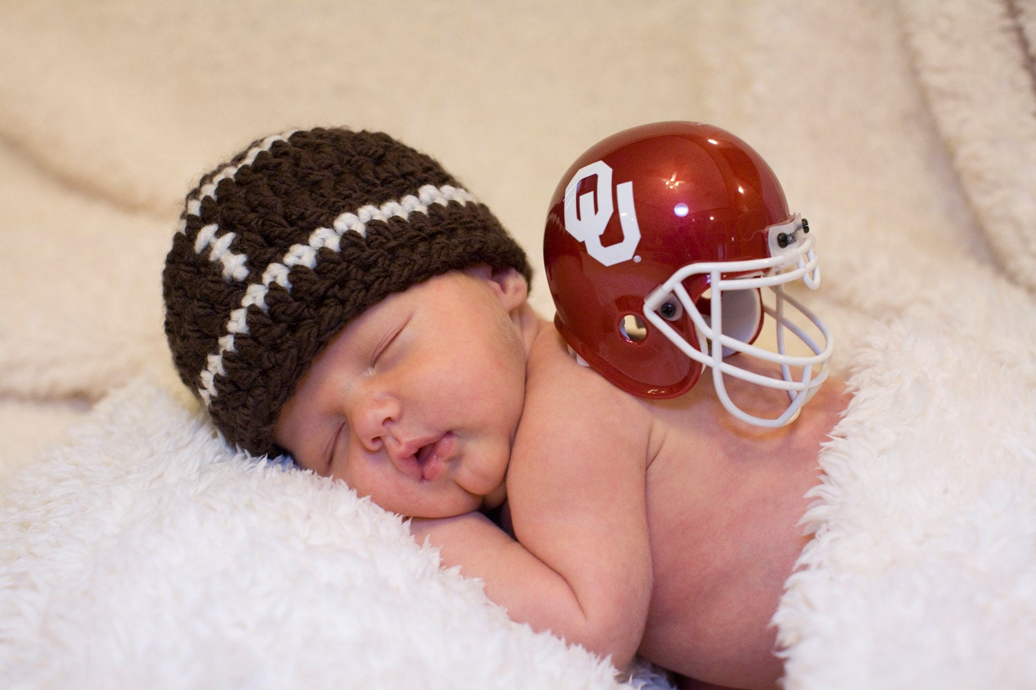 Football Baby Hat Football Hat Football Baby OU Football
