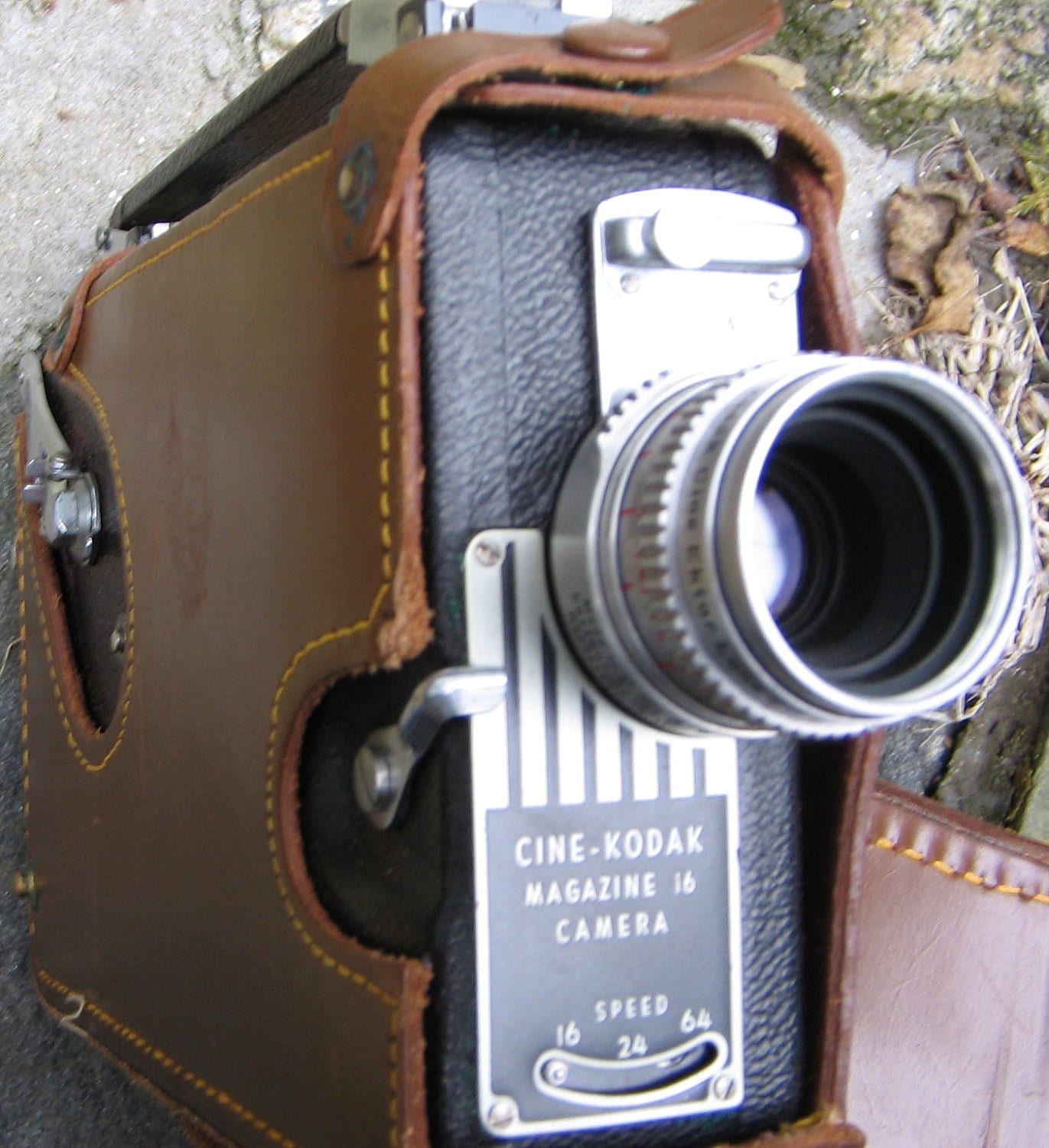 Cine Kodak 1940s Magazine 16 Movie Camera With Leather