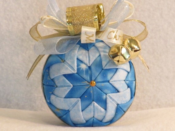 quilted no sew fabric christmas ornament ball by quilted no sew fabric christmas ornament ball by