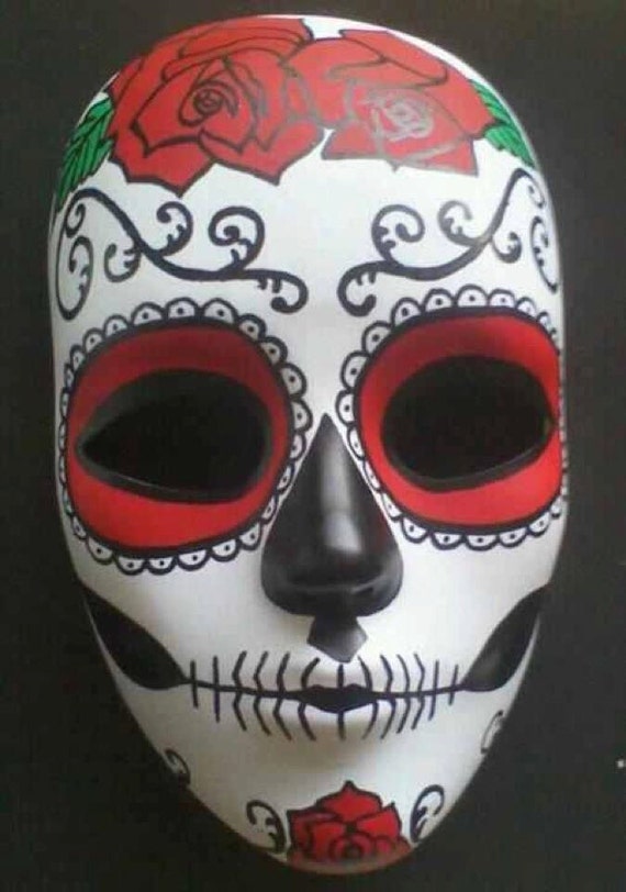 items-similar-to-hand-painted-day-of-the-dead-mask-on-etsy