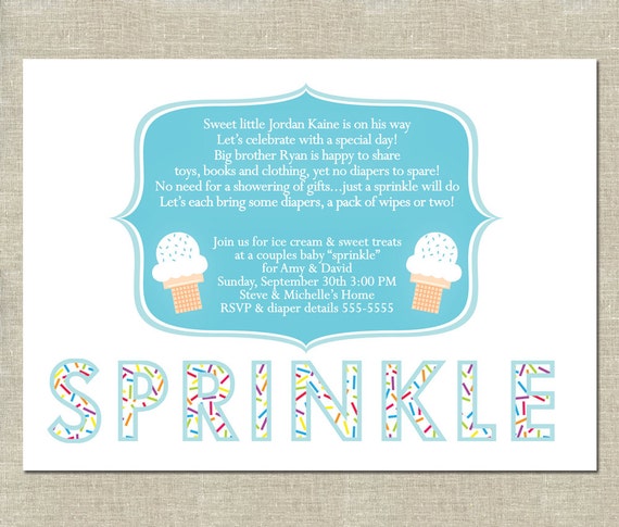 Baby Boy Sprinkle Invitation Wording 3