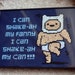 Baby Finn "I can shake-ah my fanny I can shake-ah my can!!!" happy dance DIY digital cross stitch pattern from Adventure time 5x7 inches