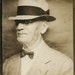 vintage photo Mysterious Agatha Christie Man Bow Tie Large Photobooth unusual