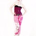 Agoraphobix Denim zip ankle cranberry leopard print skinny jeans | tie dye pants