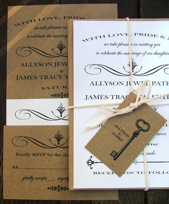 Skeleton Key Invitations 1