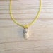 Peanut. One-of-a-kind Handmade Porcelain Pendant.