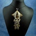 Steampunk Squid Necklace - Polymer Clay Steampunk Jewelry