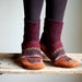 mukluks wool slipper socks with leather sole