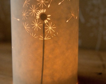Dandelion Clock Candle Light