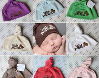 Little Peanut Baby Knot Hat - YOU CHOOSE ONE