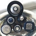 Fancy Vintage Button Push Pins, Set of 6