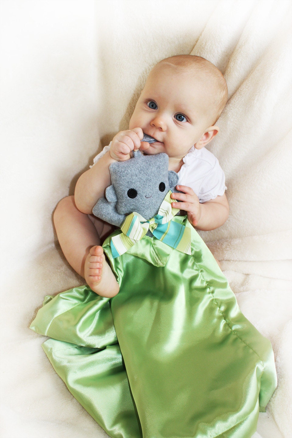 Triceratops Lovey or Security Blanket by Lisa Kingsley ...