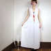 S A L E 70s Romantic Ruffle Lace Valentines Slip Dress (Xs/S)